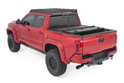 Hard Tri-Fold Flip Up Bed Cover for Toyota Tacoma (2024-2025), view 4, Rough Country 49415551