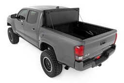 Hard Tri-Fold Flip Up Bed Cover for Toyota Tacoma (2016-2023), view 5, Rough Country 49420600