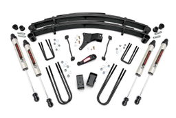 4-Inch Lift Kit with V2 Shocks for 1999 Ford Super Duty 4WD, Rough Country 49470