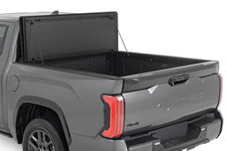 Hard Tri-Fold Flip Up Bed Cover for 2022–2025 Toyota Tundra 5'7" Bed, view 2, Rough Country 49514551