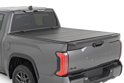 Hard Tri-Fold Flip Up Bed Cover for 2022–2025 Toyota Tundra 5'7" Bed, Rough Country 49514551