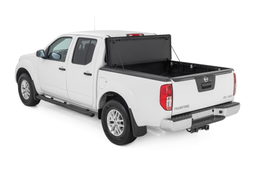 Tri-Fold Flip Up Bed Cover for Nissan Frontier 5' Bed (2005-2013), view 4, Rough Country 49520501