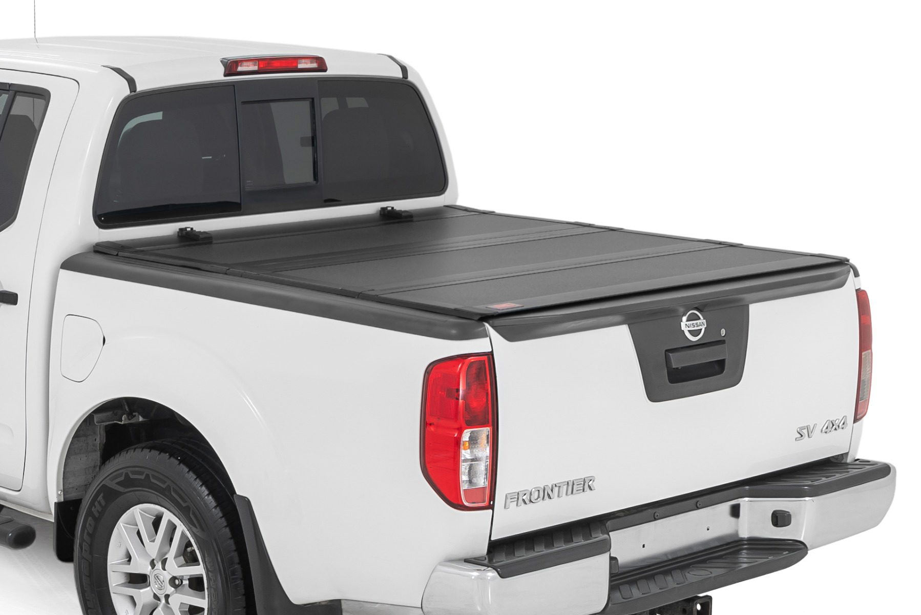 Rough Country Tri-Fold Flip Up Bed Cover for Nissan Frontier 5' Bed