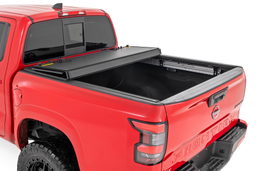 Tri-Fold Flip Up Bed Cover for Nissan Frontier 5' Bed (2022-2024), view 2, Rough Country 49520551A