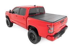 Tri-Fold Flip Up Bed Cover for Nissan Frontier 5' Bed (2022-2024), view 3, Rough Country 49520551A
