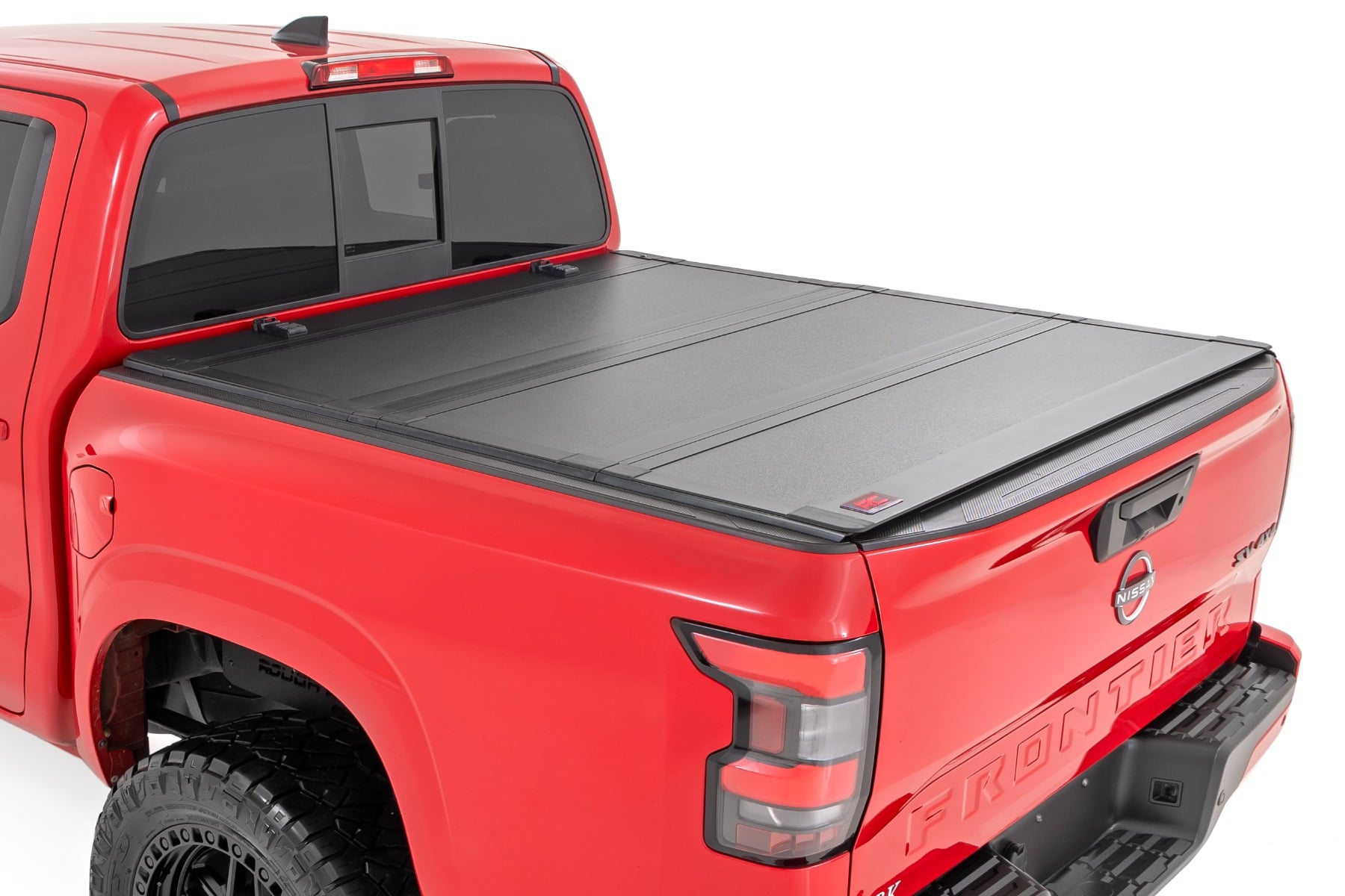 Rough Country Tri-Fold Flip Up Bed Cover for Nissan Frontier 5' Bed