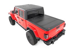 Hard Tri-Fold Flip-Up Bed Cover for Jeep Gladiator 4WD (2020–2025), view 3, Rough Country 49620500