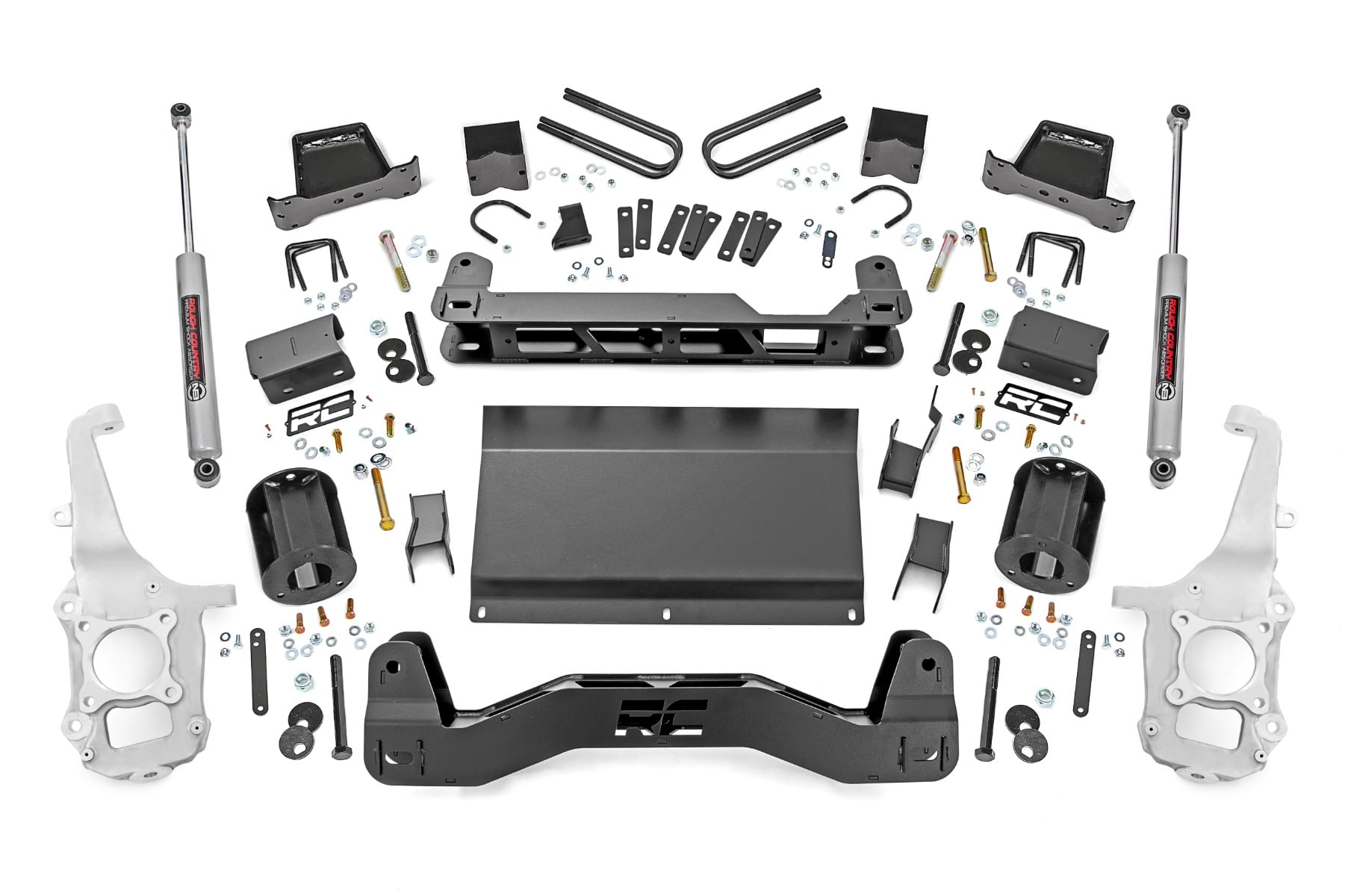 Rough Country 6-Inch Lift Kit with N3 Shocks for 2021–2026 Ford F-150 4WD