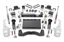 6-Inch Lift Kit, Loaded Struts & N3 Shocks: F-150 4WD (2021-2025), Rough Country 49931