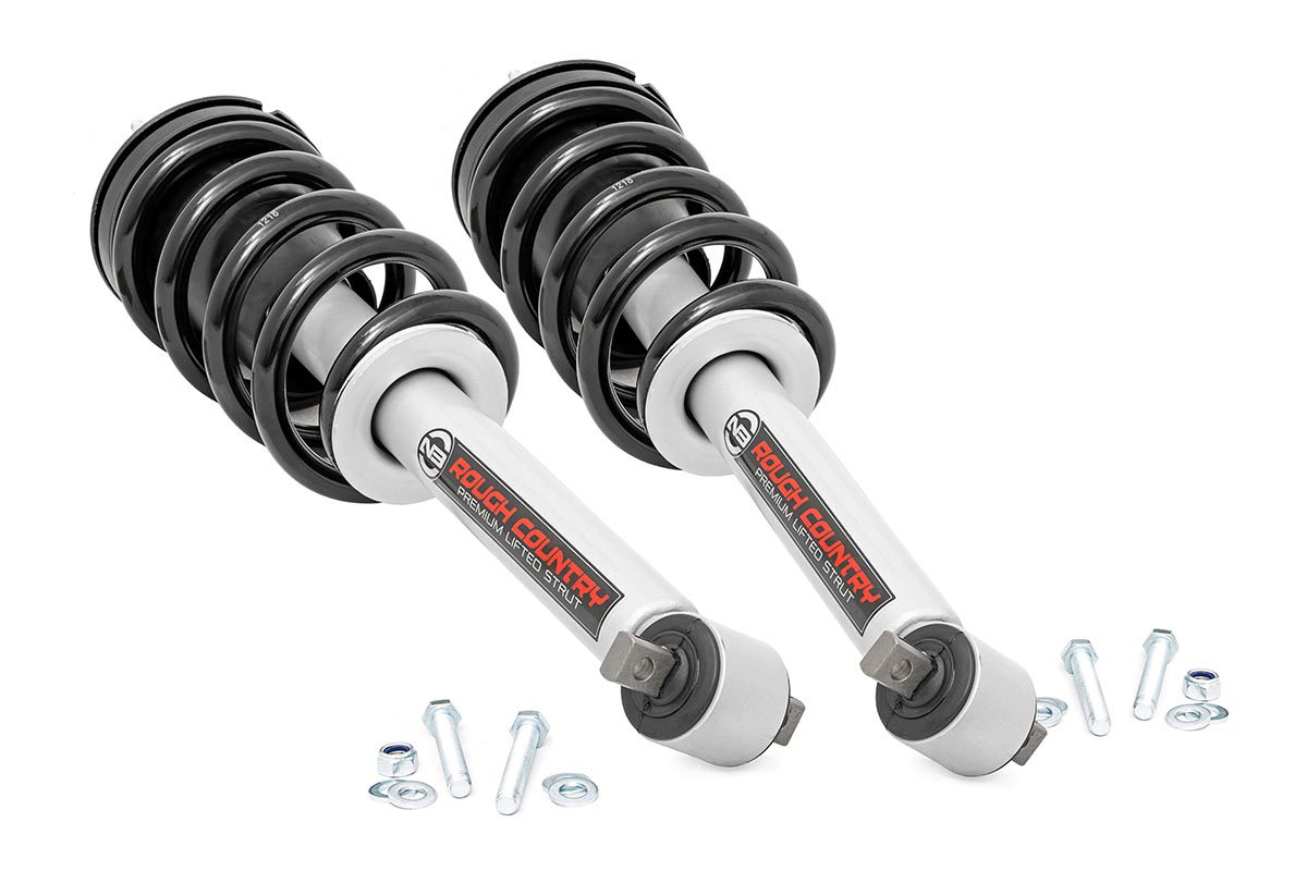 Rough Country N3 Loaded Strut Pair for Silverado & Sierra 1500