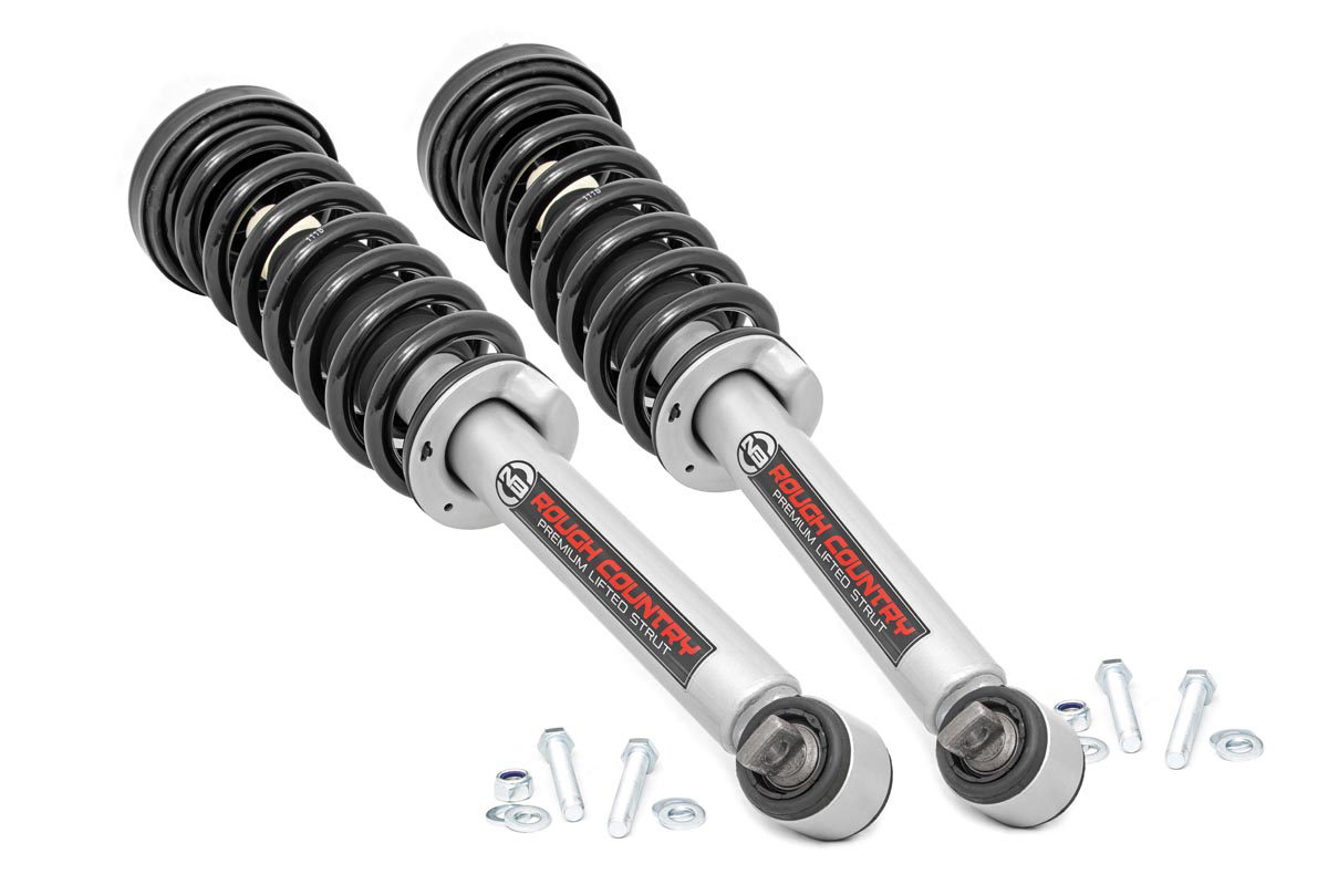Rough Country N3 Loaded Strut Pair for 6-Inch Lift, Ford F-150 4WD