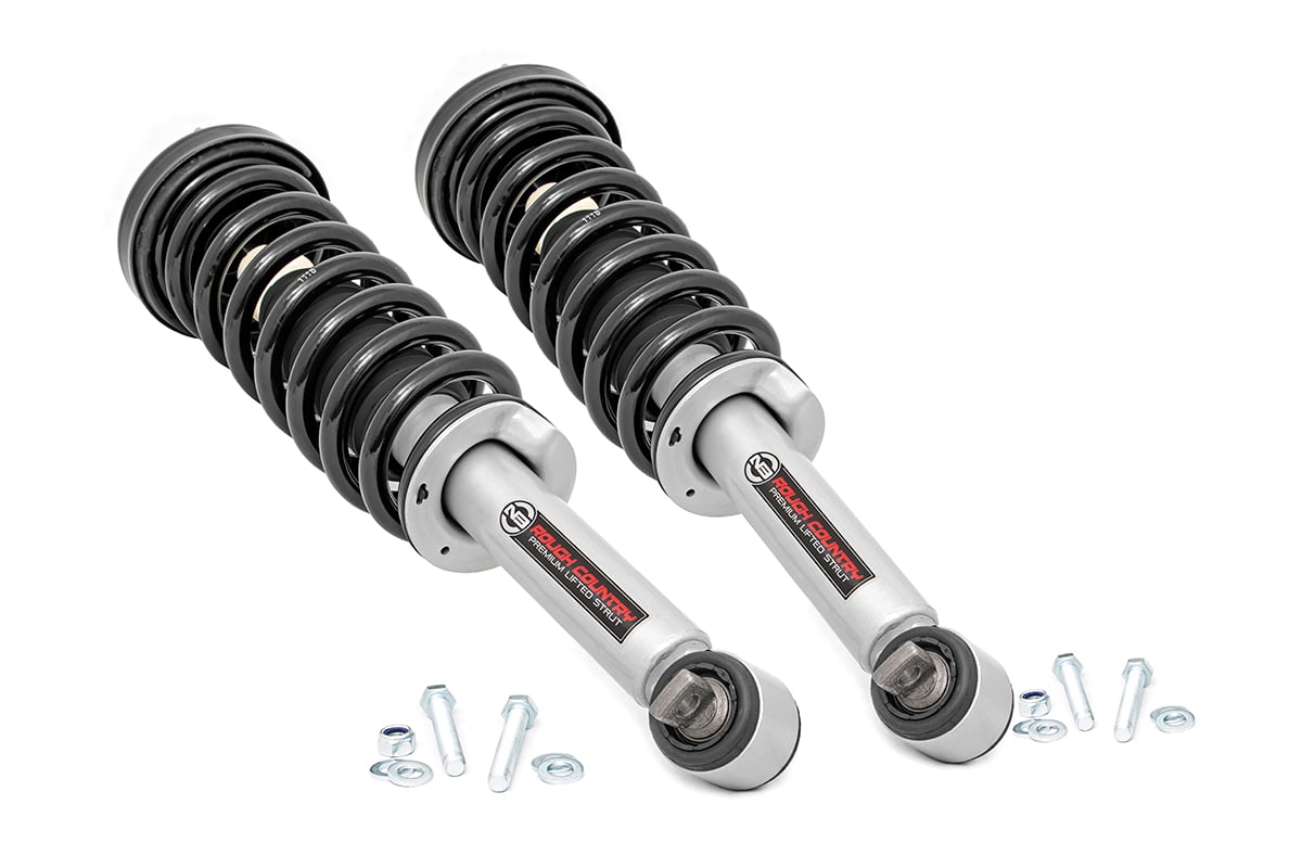 Rough Country N3 Leveling Struts for 2014–2025 Ford F-150 RWD