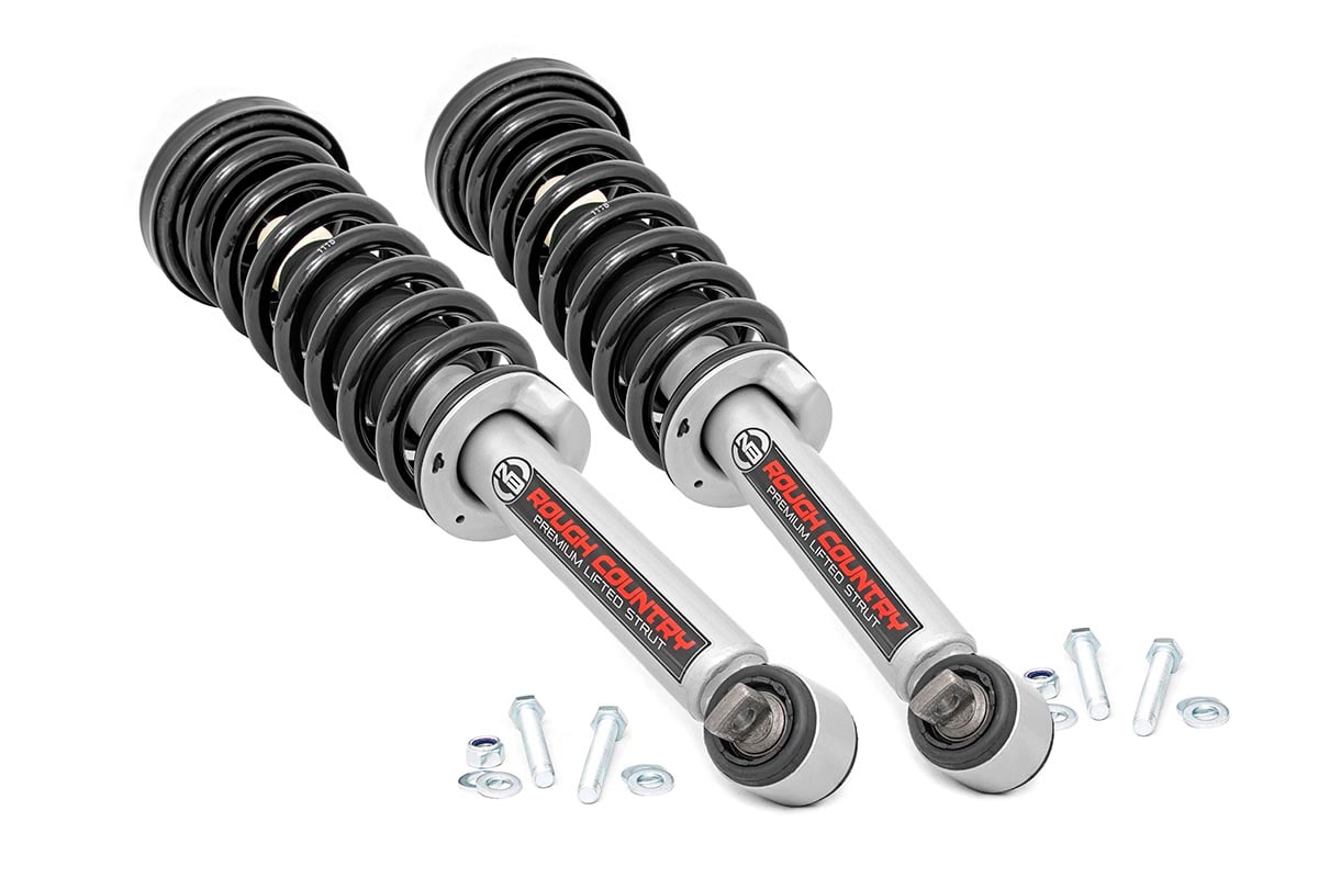 Rough Country N3 Leveling Struts for 2019–2023 Ford Ranger 4WD