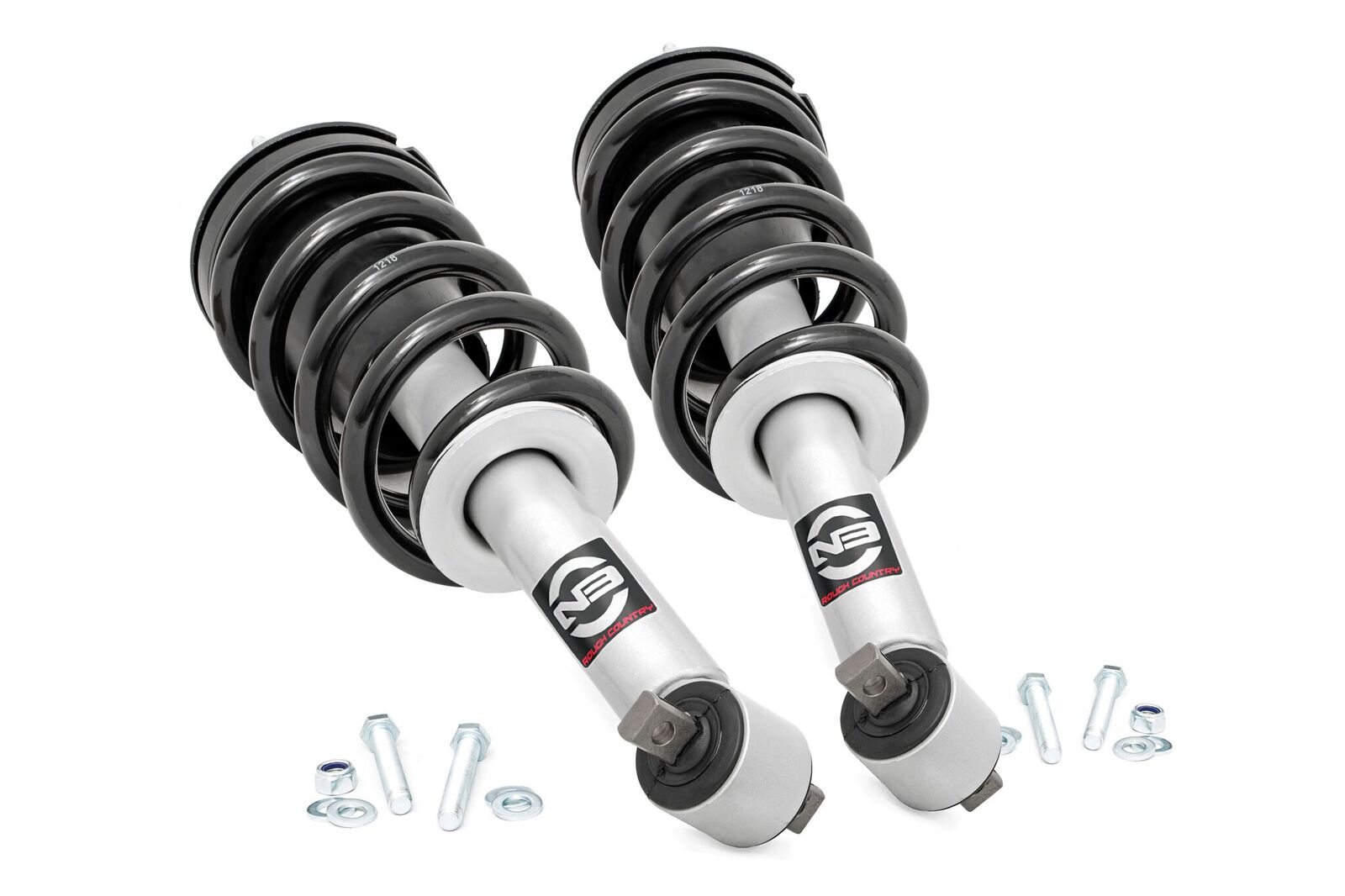 Rough Country Loaded Strut Pair — OE Replacement Front Struts