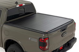 Hard Roll Up Tonneau Cover for 2024-2025 Ford Ranger 5' Bed shown installed, Rough Country 50210520