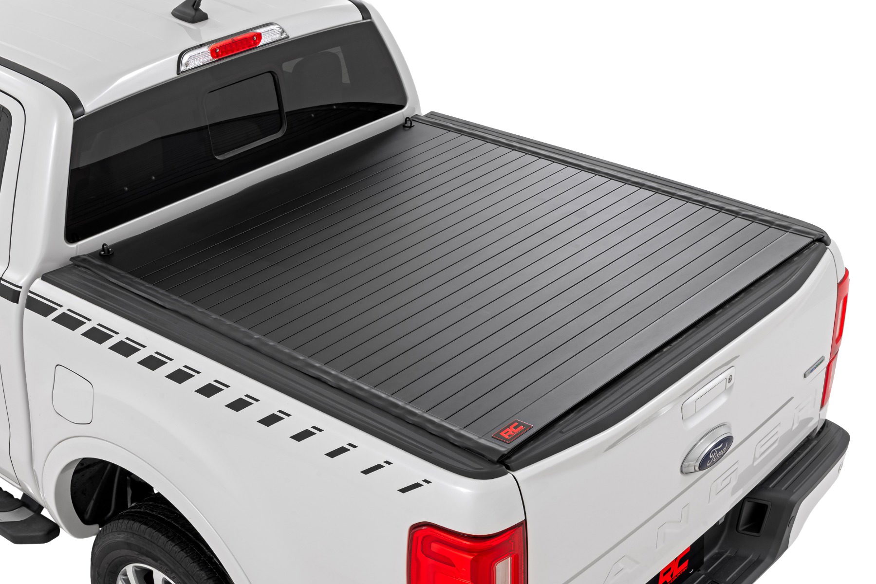 Rough Country Hard Roll-Up Bed Cover for 2019–2023 Ford Ranger