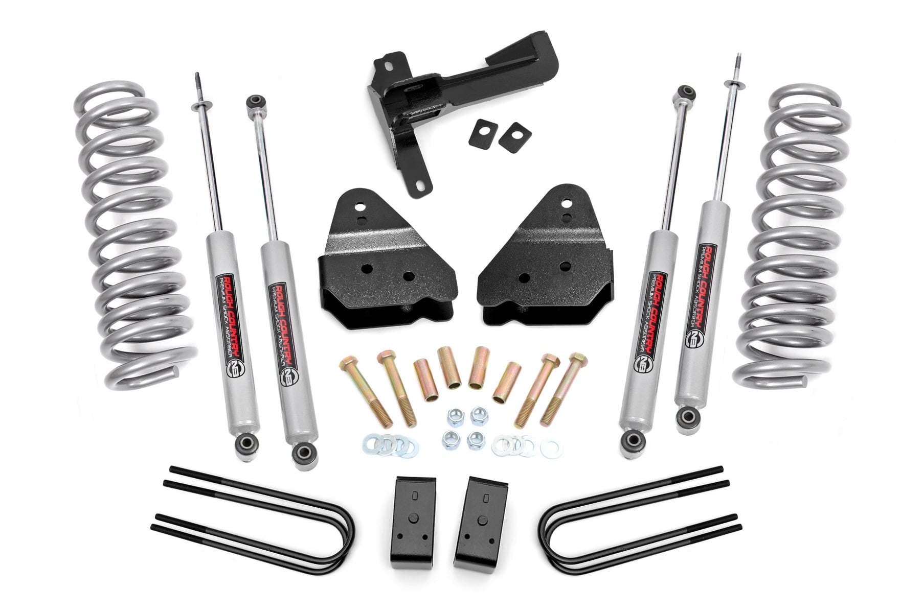 Rough Country 3-Inch Lift Kit with N3 Shocks for Ford F-250 4WD