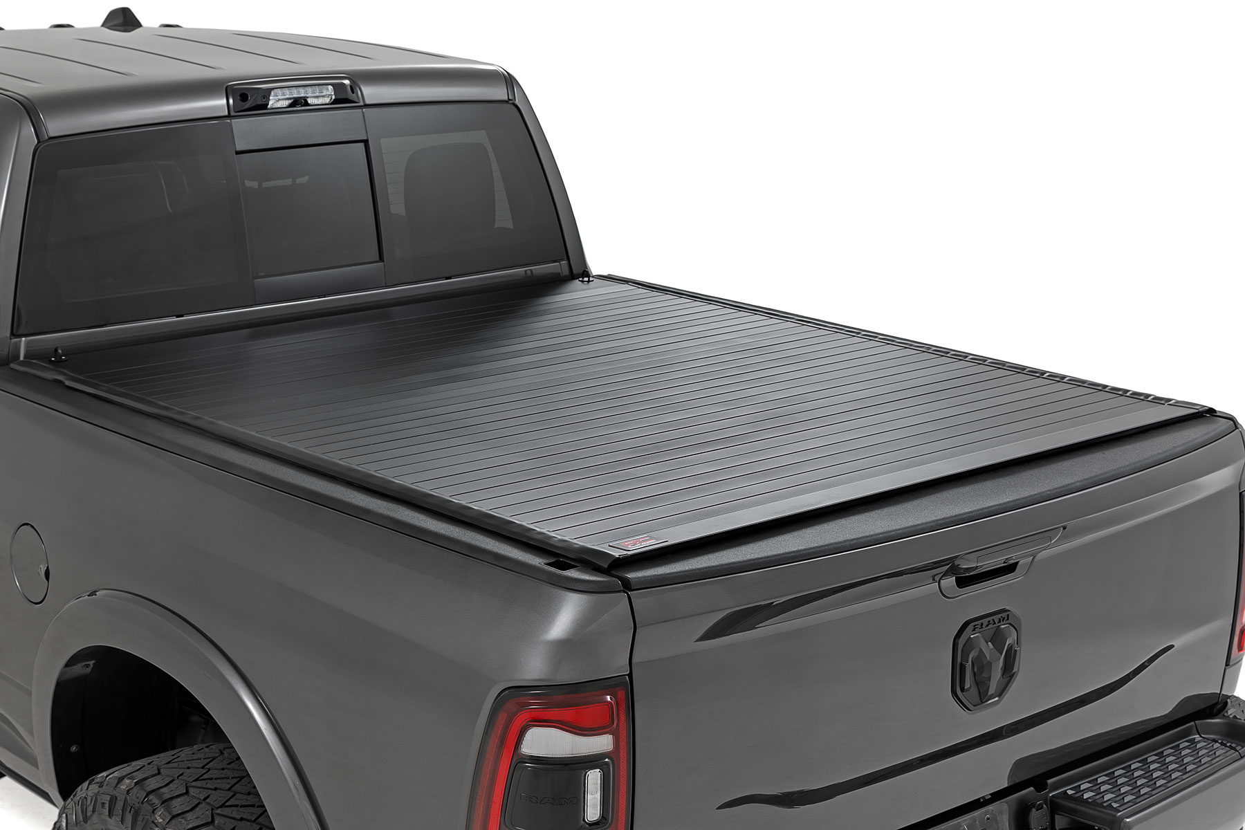 Hard Roll-Up Tonneau Cover for 6'4" Ram 1500 (10-18) / 2500 (10-24), Rough Country 50309650: Tonneau Covers