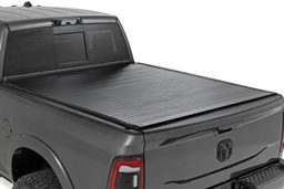 Hard Roll-Up Tonneau Cover for 6'4" Ram 1500 (10-18) / 2500 (10-24) shown installed, Rough Country 50309650