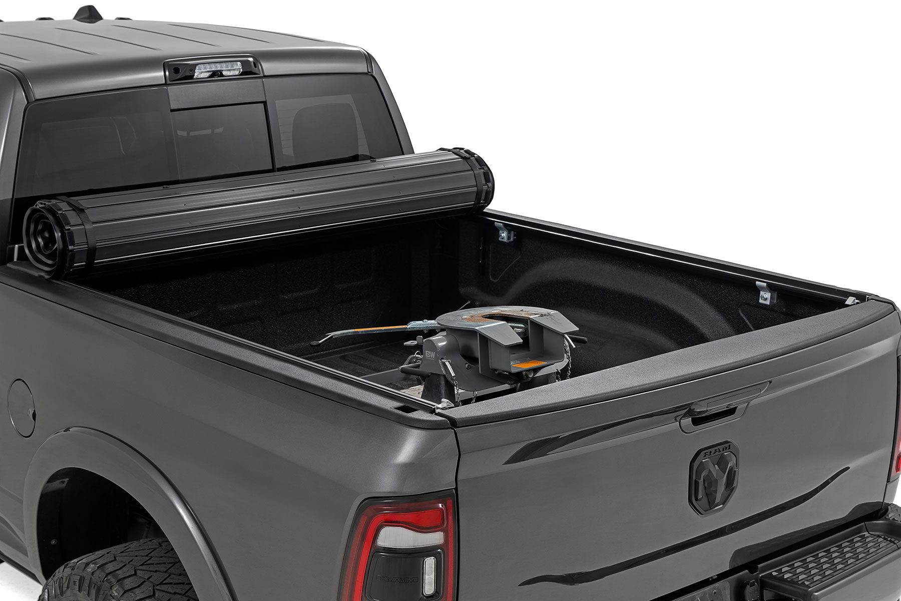 Hard Roll-Up Tonneau Cover for 6'4" Ram 1500 (10-18) / 2500 (10-24), Rough Country 50309650