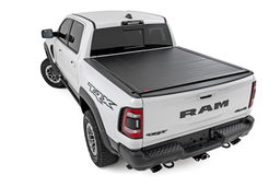 Hard Roll-Up Bed Cover for 2019-2025 Ram 1500, view 3, Rough Country 50320550