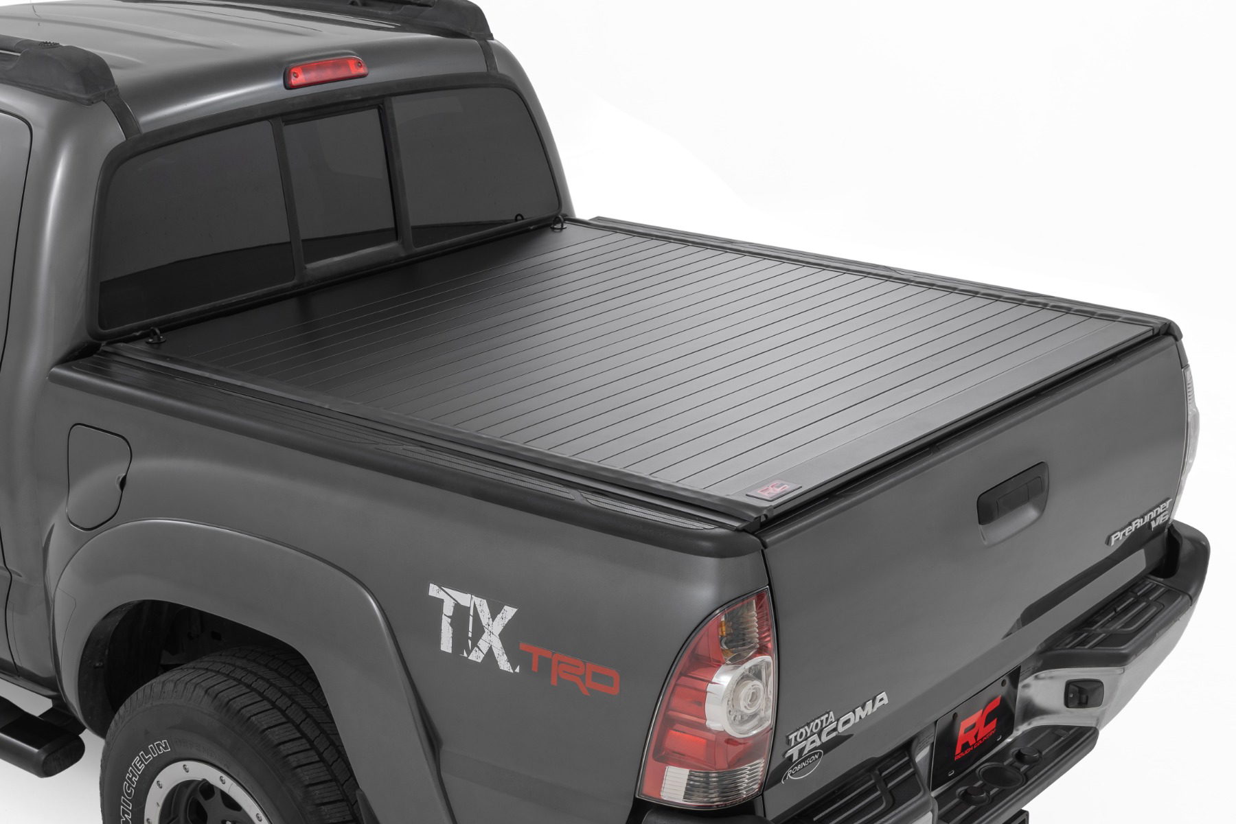 Rough Country Hard Roll-Up Bed Cover for 2005-2015 Toyota Tacoma