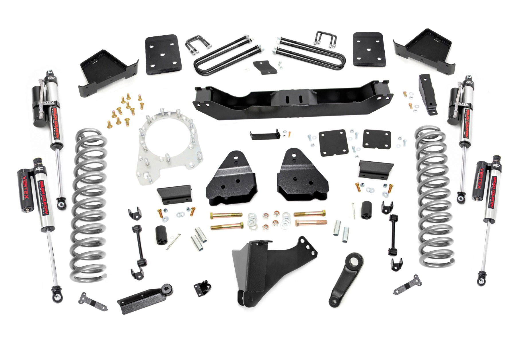 6-Inch Lift Kit with Vertex Shocks for Ford Super Duty (2017–2022), Rough Country 50450