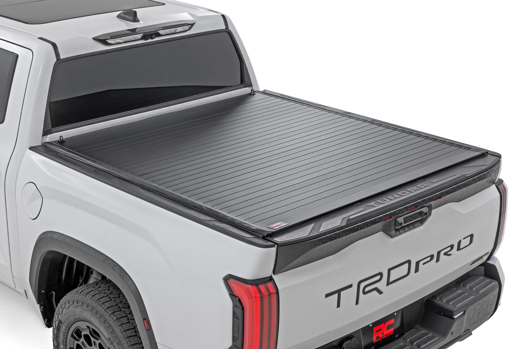 Rough Country Hard Roll-Up Tonneau Cover for 2022-2025 Toyota Tundra