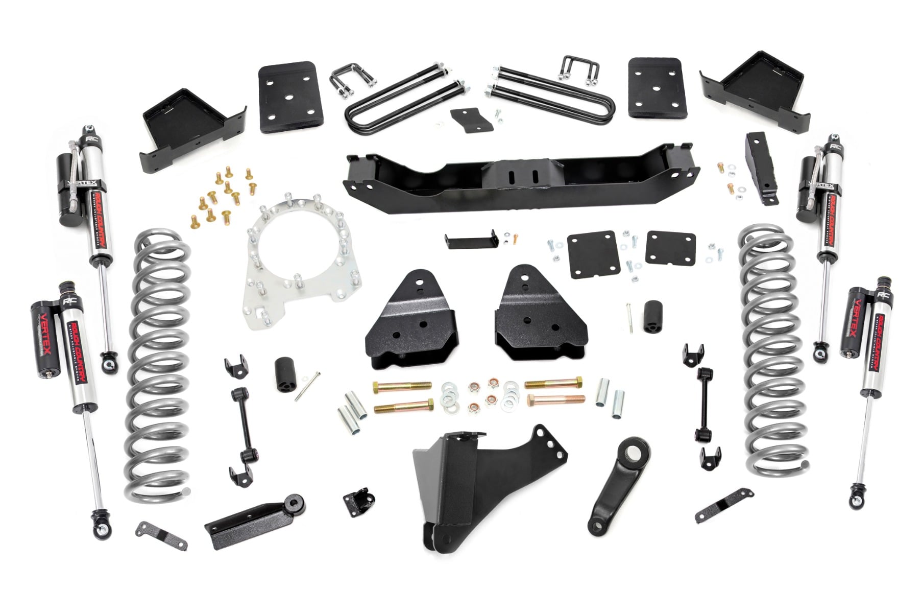 4.5-Inch Lift Kit with Vertex Shocks for Ford Super Duty 4WD, Part 50650, Rough Country