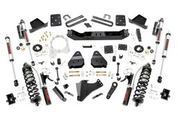 4.5-Inch Lift Kit with Vertex Coilovers for Ford Super Duty 4WD with Transfer Case Clocking Kit, Rough Country 50657