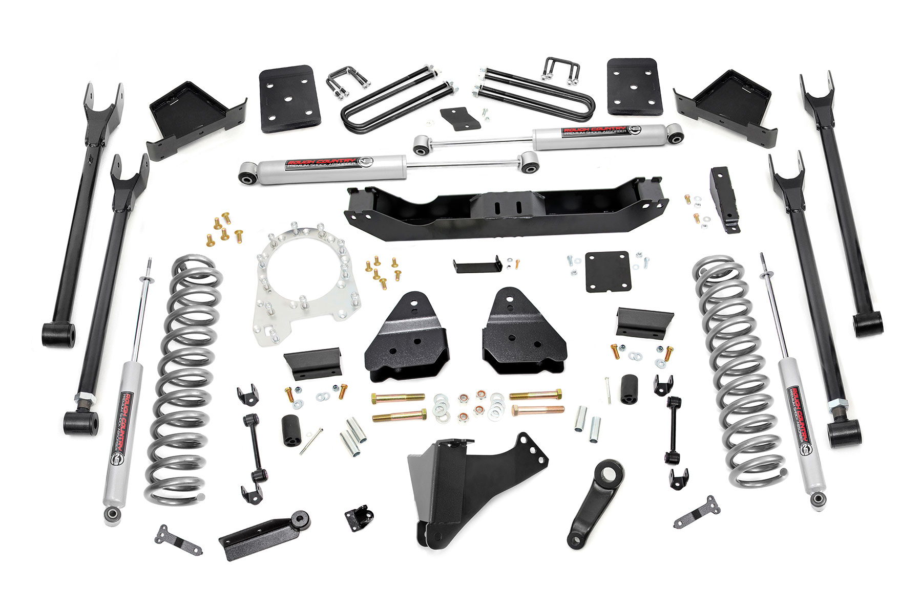 6-Inch Lift Kit with N3 Shocks for Ford Super Duty 4WD (2017–2022), Part 50720, Rough Country