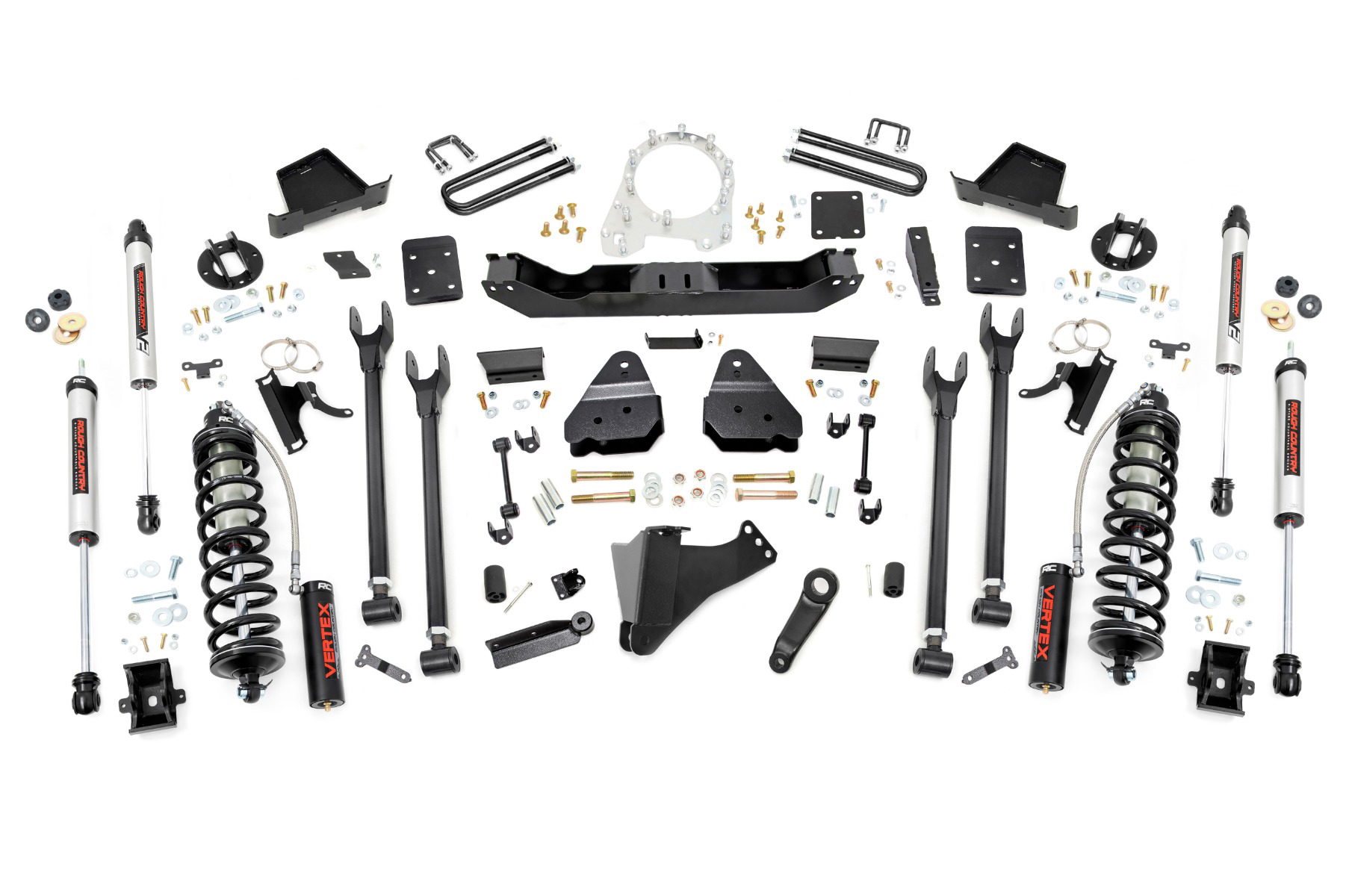 6-Inch Vertex Lift Kit for Ford Super Duty 4WD (2017–2022) with Control Arms, Rough Country 50756