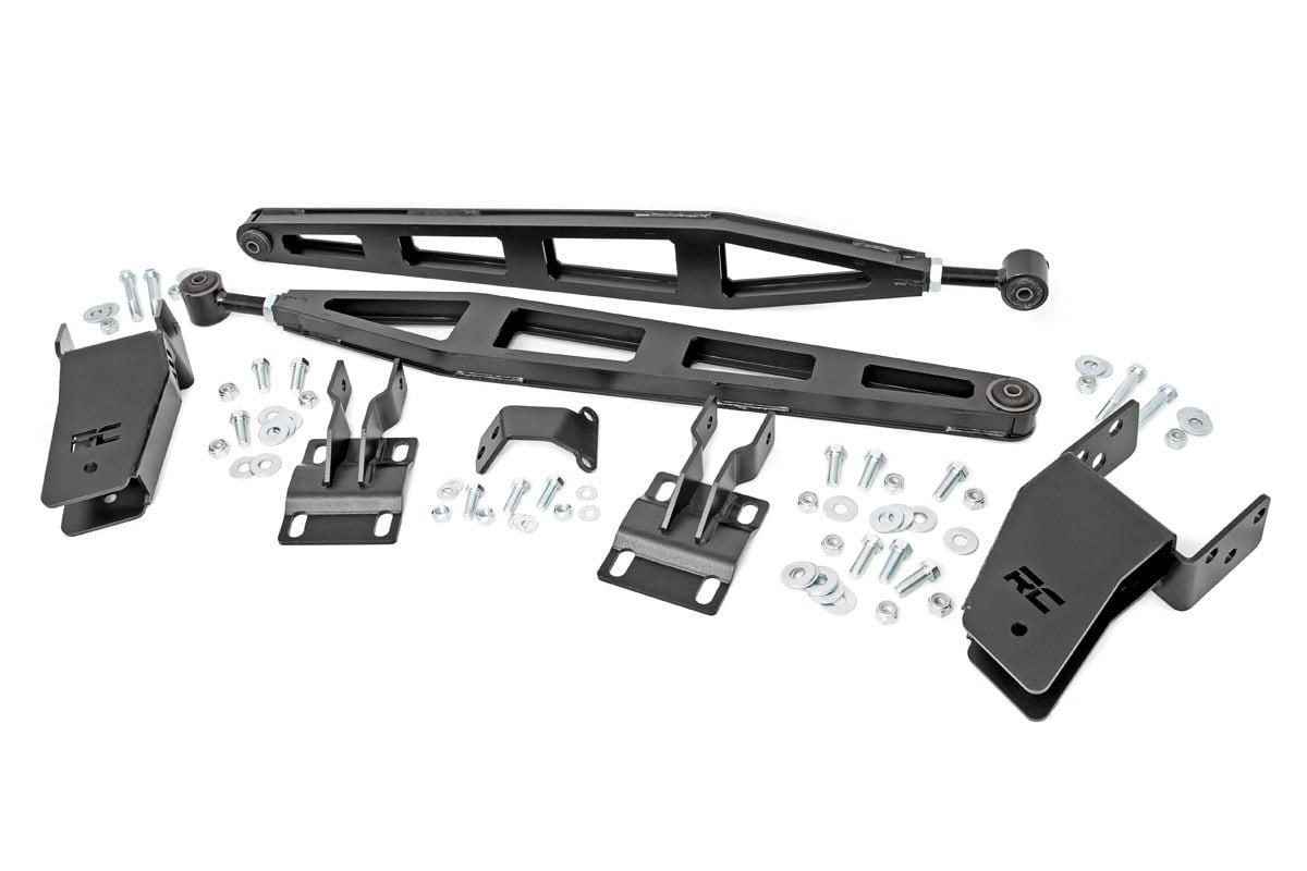Rough Country Traction Bar Kit for 4.5–6 Inch Lifted Ford F-250 4WD