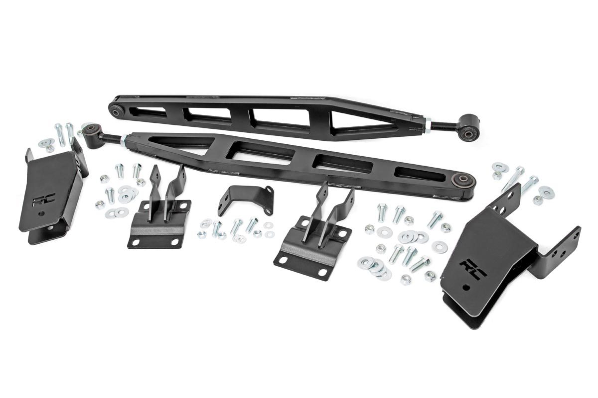 Rough Country Traction Bar Kit for Ford F-250 4WD with 0–3 Inch Lift