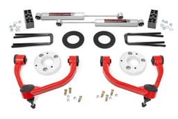 3-Inch Lift Kit with Forged Upper Control Arms for 2009–2013 F-150, Rough Country 51013RED