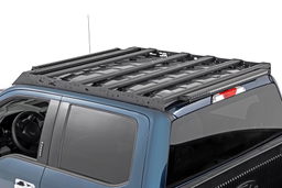 Roof Rack with Black Series LED Light Bars for F-150 (2015–2018), view 4, Rough Country 51022