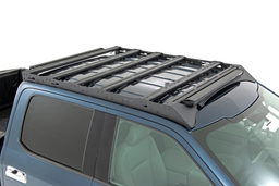 Roof Rack with Black Series LED Light Bars for F-150 (2015–2018) shown installed, Rough Country 51022
