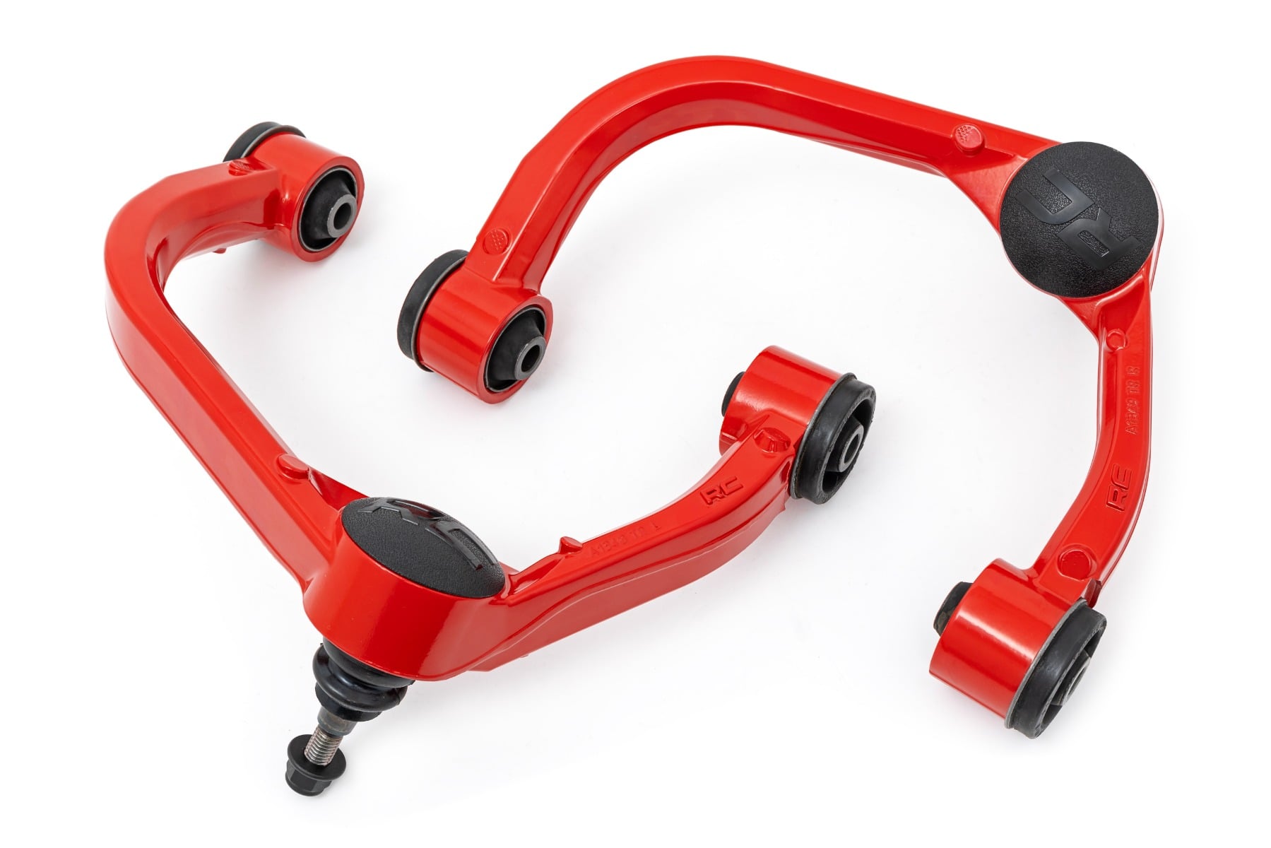 Rough Country Red Forged Upper Arms for Lifted Ford F-150