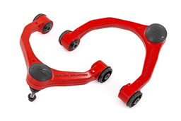 Red Forged Upper Control Arms for Ford F-150 (2021-2025) — Rough Country 51037RED