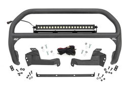 Nudge Bar with 20-Inch Black Series LED Bar for Bronco Sport, Rough Country 51041