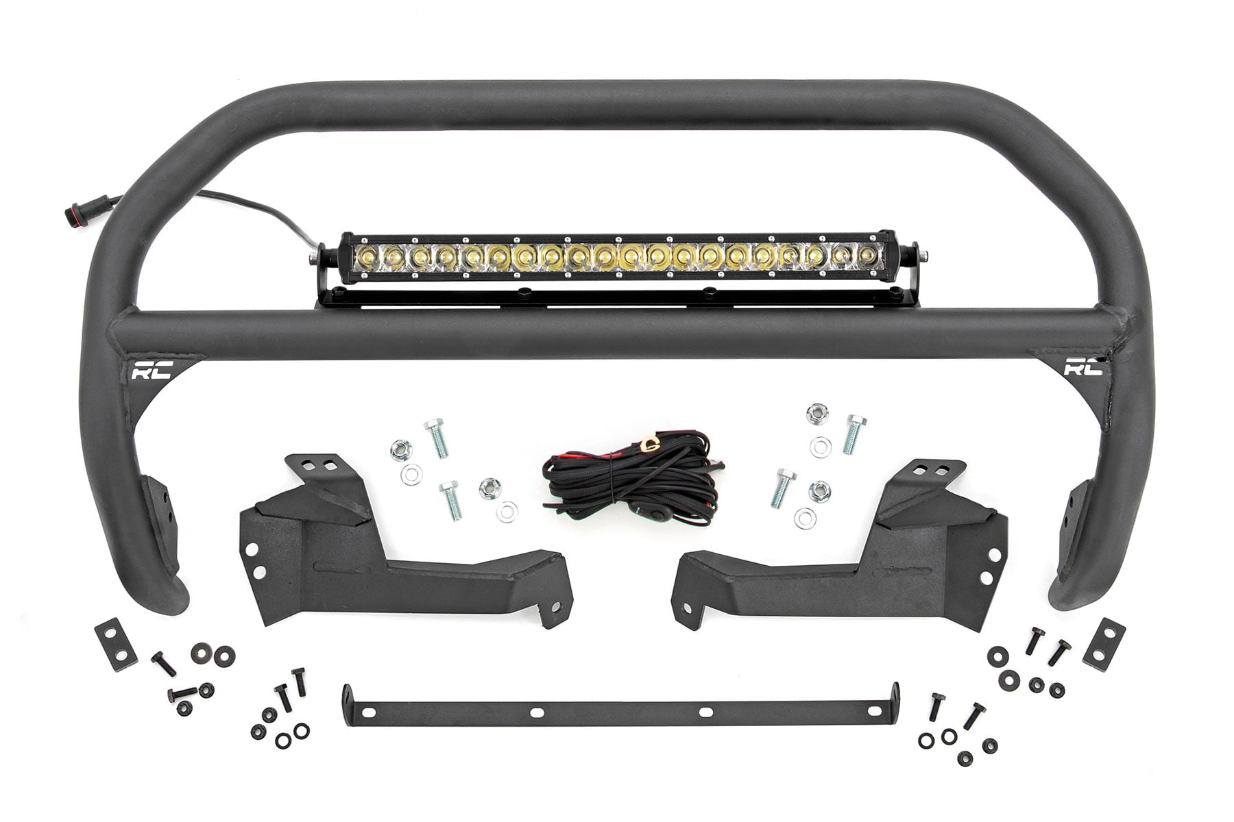 Rough Country Nudge Bar with 20-Inch Spectrum Series LED Bar for Bronco Sport