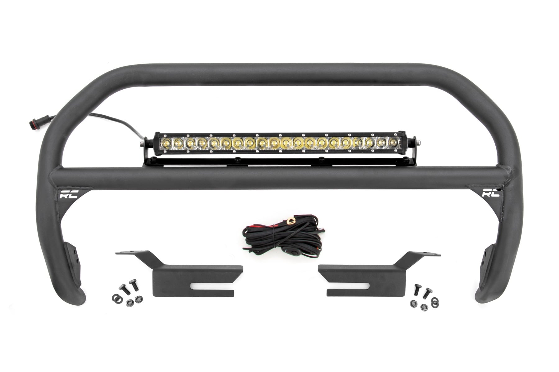 Rough Country Nudge Bar with 20-Inch Spectrum Series LED Bar for Ford Bronco