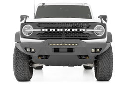 Full-Width Modular Front Bumper for 2021-2025 Ford Bronco 4WD, view 2, Rough Country 51073