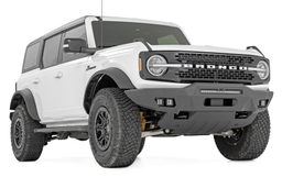 Front Bumper with 20 Inch DRL Light Bar for Ford Bronco 4WD, view 3, Rough Country 51074