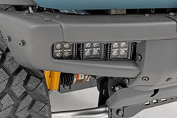 2-Inch Black Series LED Fog Light Kit for 2021–2025 Ford Bronco 4WD, view 2, Rough Country 51085
