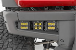 Black Series LED Fog Light Kit for Ford Bronco 4WD (2021-2025), view 6, Rough Country 51087