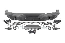 Rear Bumper with 6 Inch Slimline LEDs for Ford Bronco 4WD, view 5, Rough Country 51091
