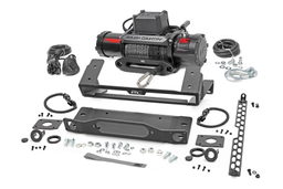 High Winch Mount with 9500-Lb Pro Series Winch for Bronco (2021-2025), Rough Country 51094