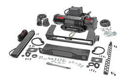 High Winch Mount, 9500-Lb Winch and Light Bar for Bronco (2021-2025), Rough Country 51095