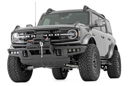 High Winch Mount, 12000-Lb Winch and DRL Bar for Bronco 4WD, view 6, Rough Country 51099